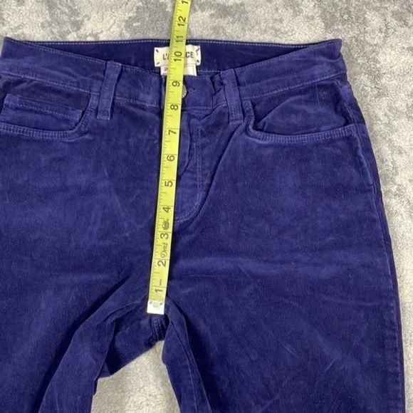 NWT L’Agence Sada High Rise Cropped Slim Jeans in Stargazer Purple Sz 26 - Picture 5 of 8